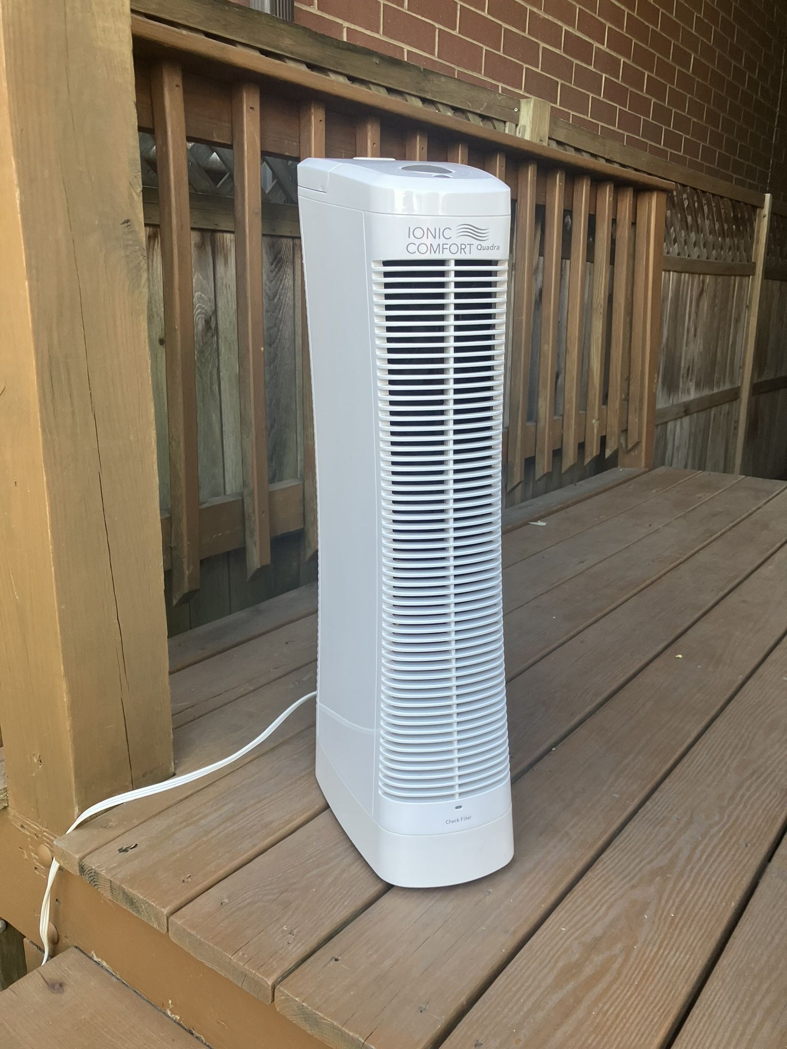 Sharper Image Ionic Comfort Quadra Air Purifier - Washable Filter