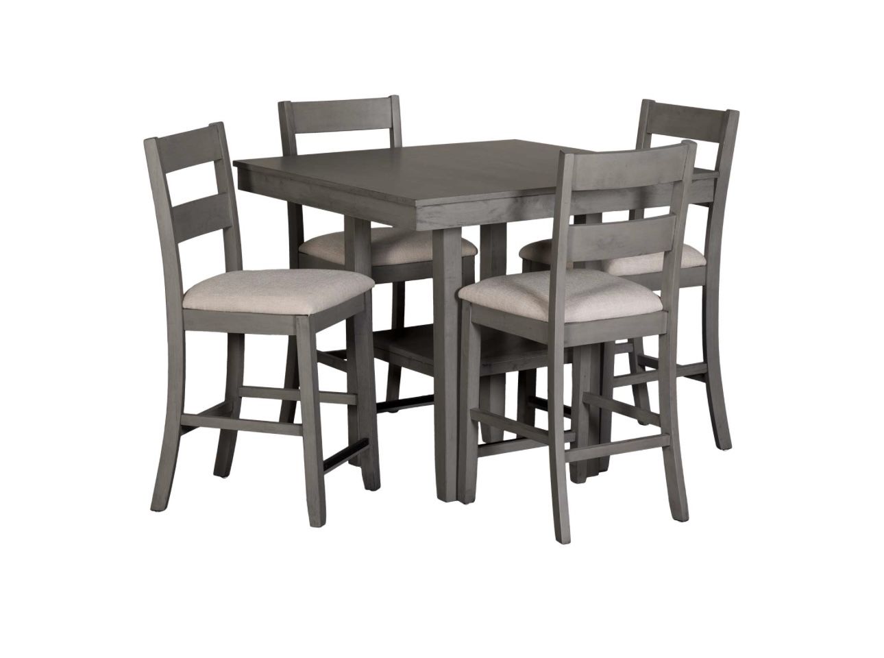 Helena Grey 5 Piece Dining Room Table And Chairs