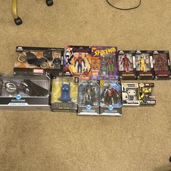 DC Multiverse, Marvel legends, and Funko pops