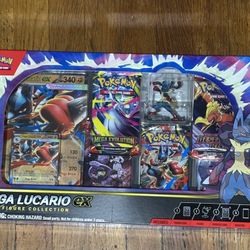 Pokemon Mega Lucario ex Premium Figure Collection Box
