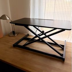 FEZIBO 32” Adjustable Sit-Stand Desk Converter