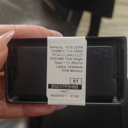 Samsung SODIMM 16GB PC4 3200 DDR4 1Rx8