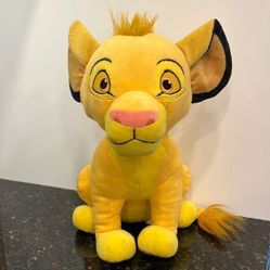 Disney Collectibles Lion King Simba Plush Toy 14” 