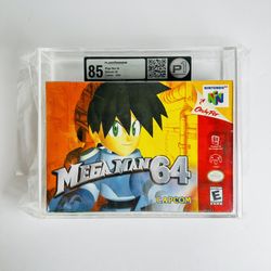Mega Man 64 N64 P85 Brand New VGA Wata Player1grading Nintendo 64