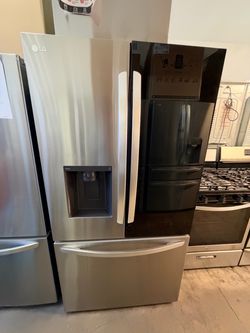 LG ThinQ French Door Stainless Steel Refrigerator
