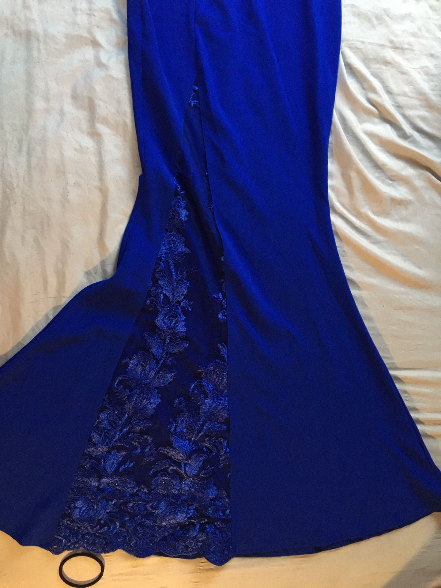Royal blue prom dress