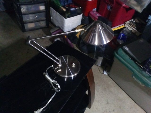 Stainless Steel Lamp With Adjustable Light