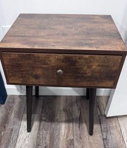 Mid century modern night stand set of 2