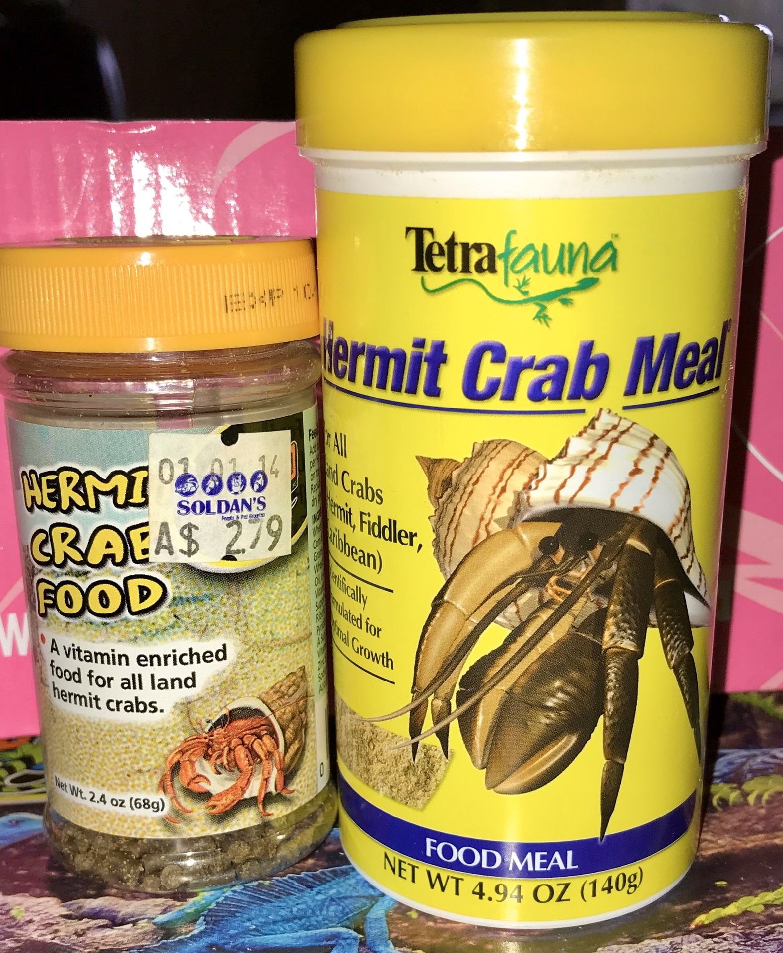 Hermit crab food