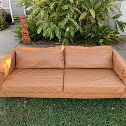 Karlstad Sofa 3 Seat IKEA - Custom Faux Leather Cover