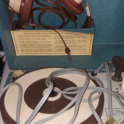 Vintage Portable Record Player 