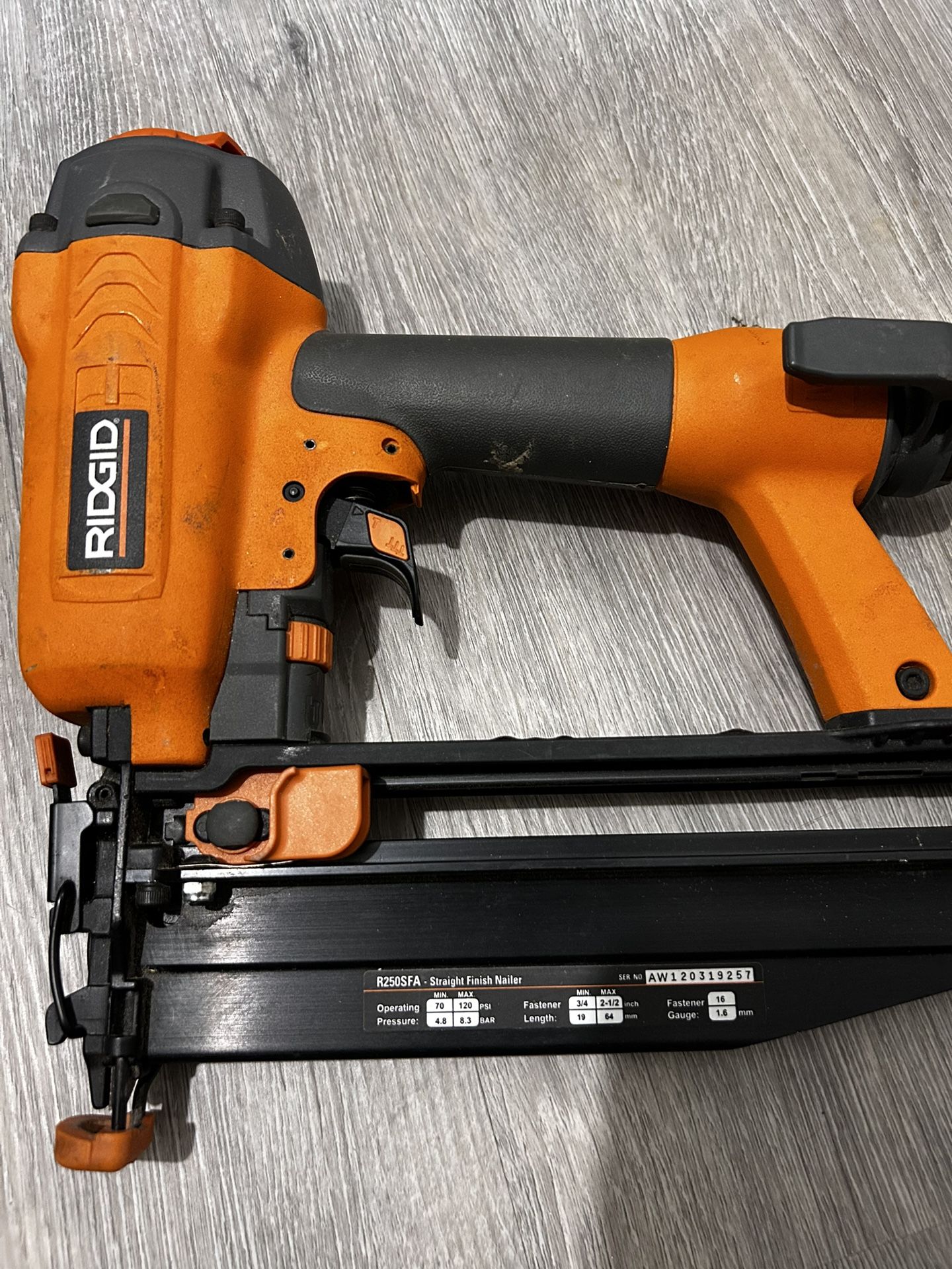 Ridgid Pin Nailer