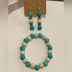 Boho Southwestern Bracelet Earring Set 