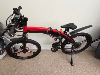 Jupiter foldable mountain electric bike (like new)