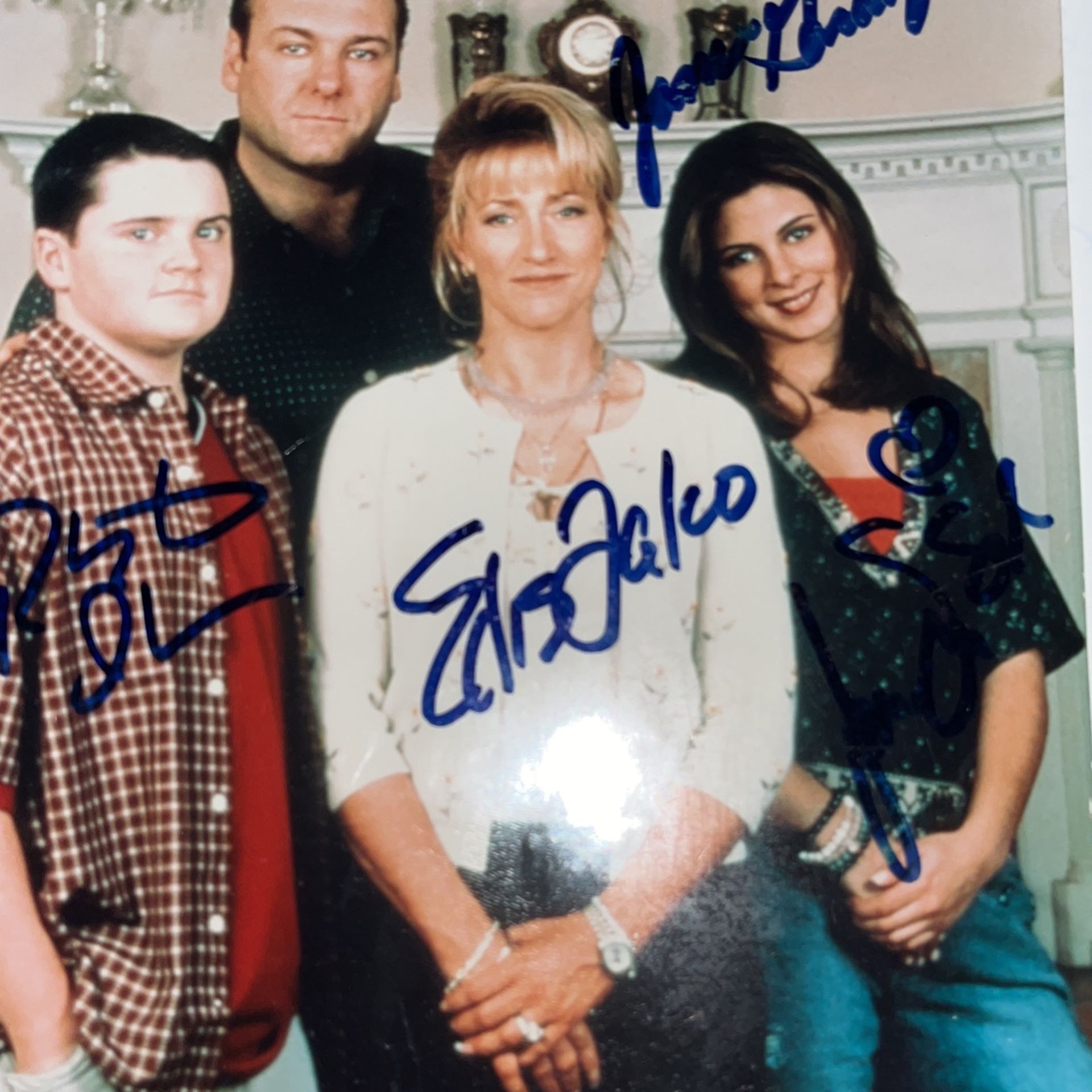 Autograph Of original Sapranos Cast