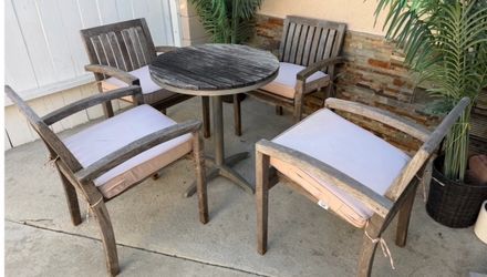 Patio set teak