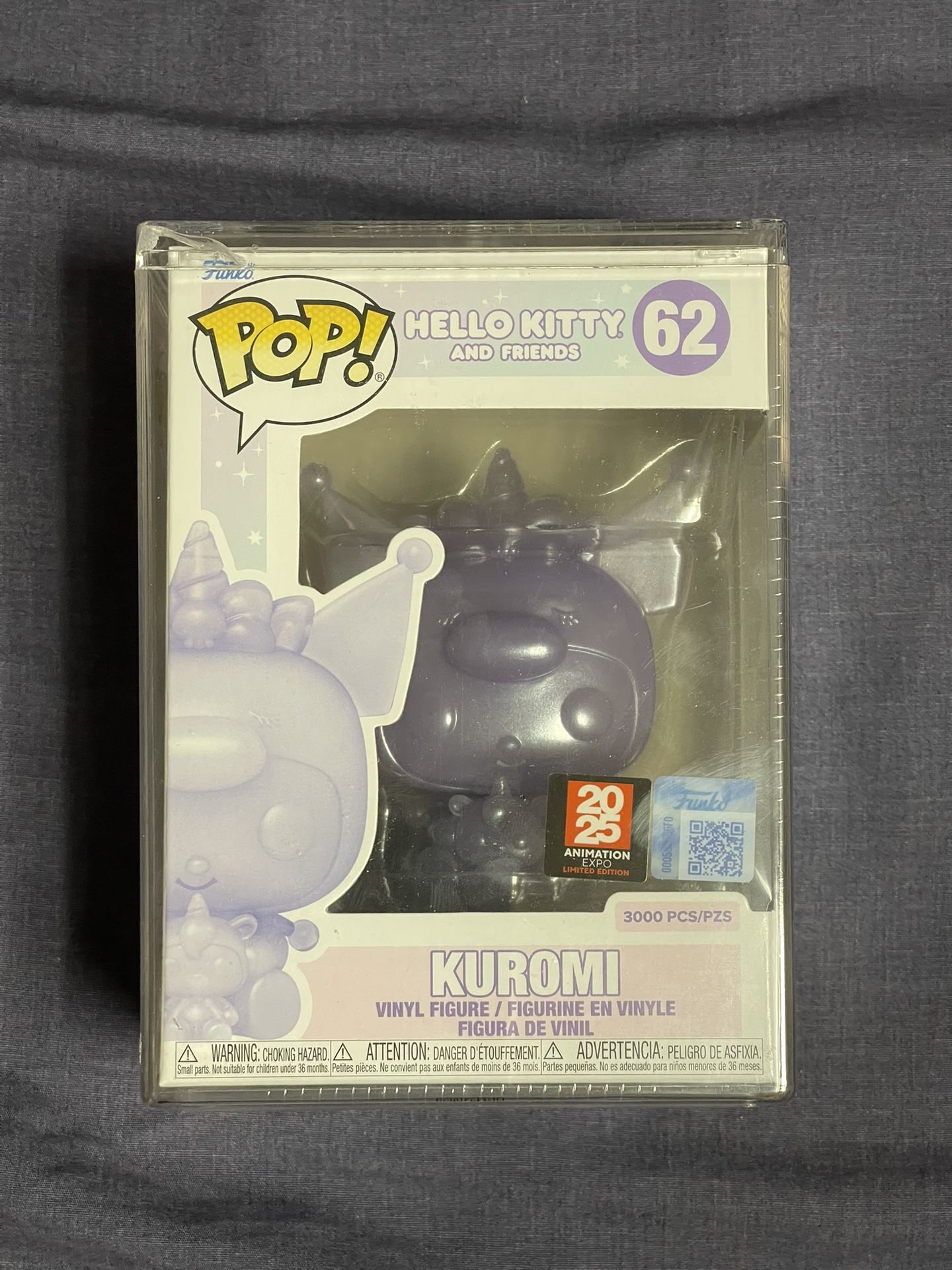 LIMITED EDITION Pop! Kuromi (Translucent Purple) with Pop! Protector IN-HAND π―β
