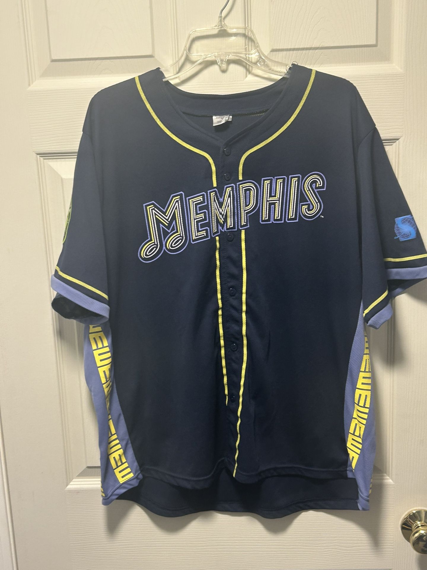 Memphis Grizzles Baseball Jersey #12 Ja Morant XL Promo Ghost River Brewing