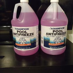 S Swimming Pool Antifreeze - / -50 Degree / 1 Gallon Bottle  - Premium Commercial Quality