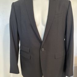 Classic Banana Republic Soft Wool Mens Blazer Grey 42 S