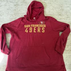 Official nfl Apparel San Francisco 49’ers Team Hoodie Sweater Adult Size XXL, Not Purdy, Kittle, Warner, McCaffrey, Rice, Montana, Nike