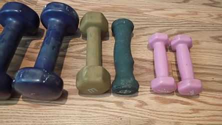 Hand Weights Various Sizes