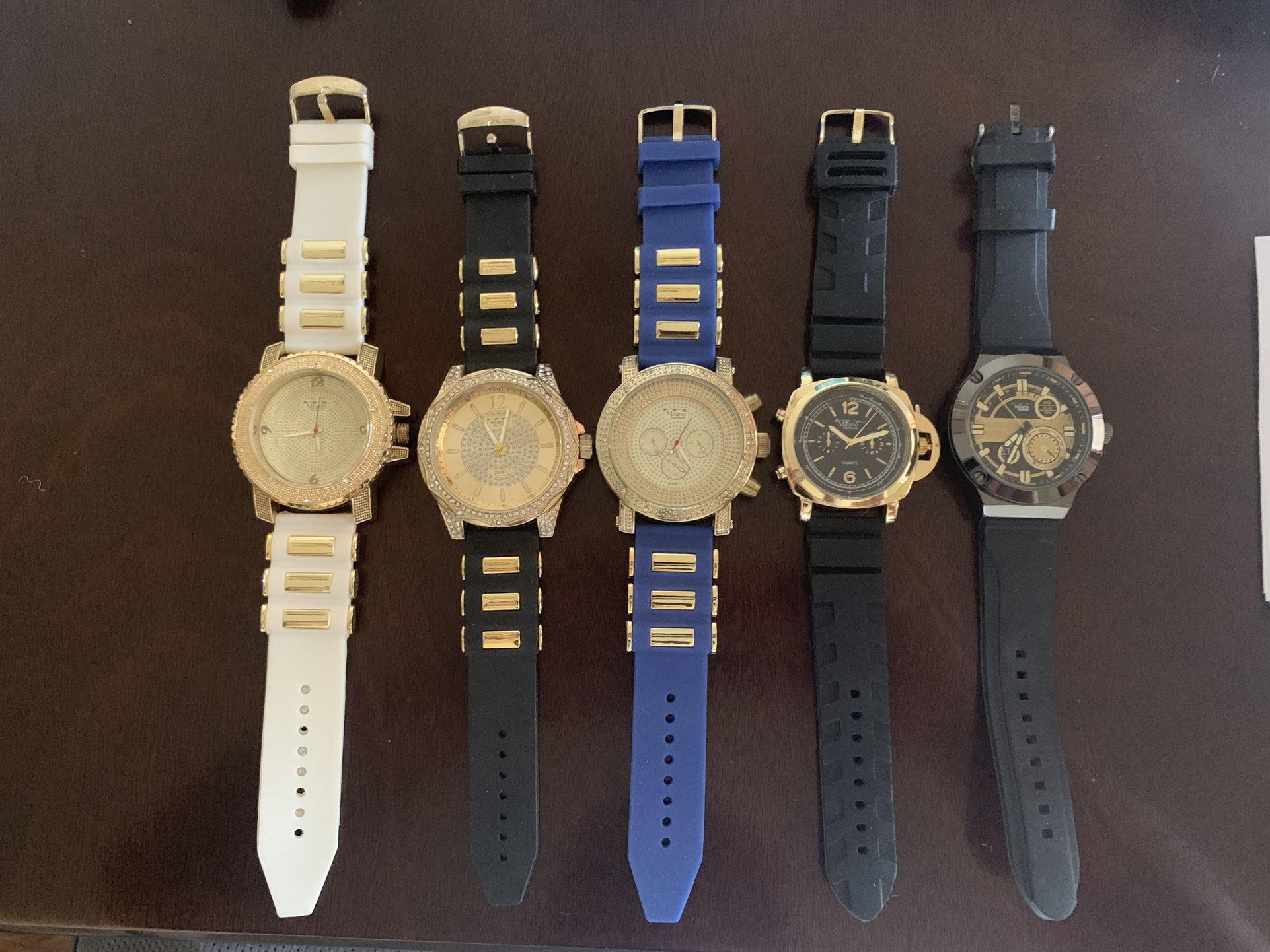 5 Milano Expressions Watches See Pics And Descriptions