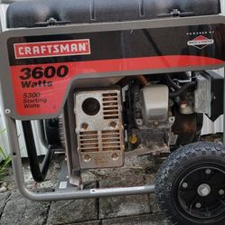 Craftsman 3600 Watt Generator