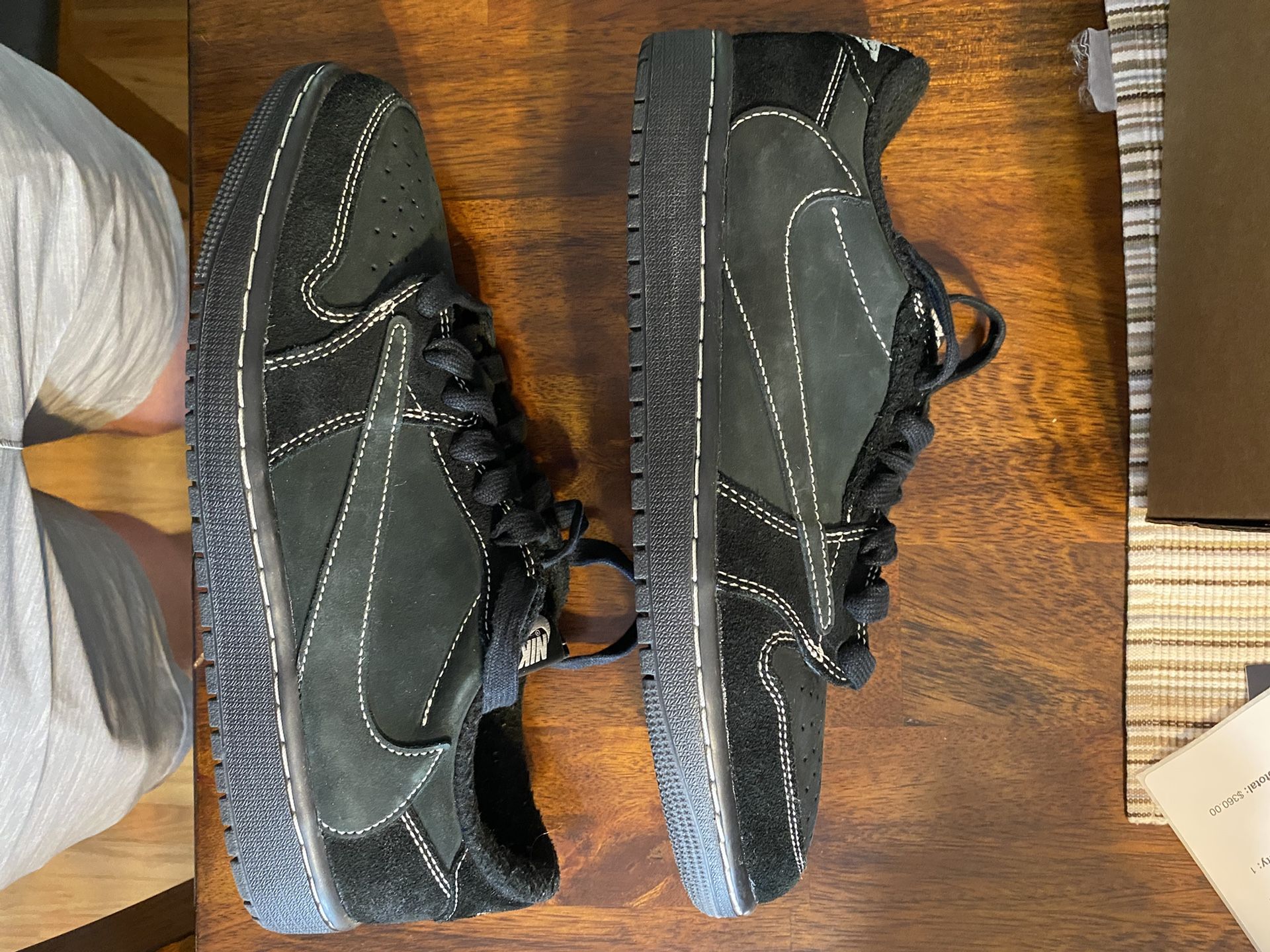 Travis Scott Jordan 1 Low Phantom Size 9