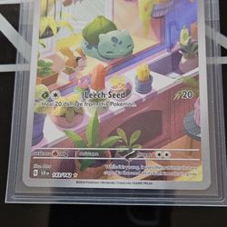 Bulbasaur Full Art Pokémon Card
