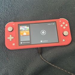Nintendo Switch Lite Coral $80 OBO