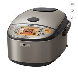 Zojirushi NP-HCC10XH Induction Heating System Rice Cooker and Warmer (5.5-Cup/ Dark Gray)