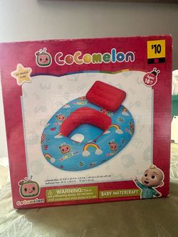 Cocomelon Inflatable Baby Float – Baby Watercraft Pool Float (18+ Months)