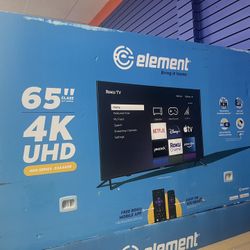 65” Roku 4k UHD Smart Tv 