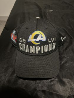 New Era LA Los Angeles Rams 9Forty Black Mesh Super Bowl NFL Adjustable Hat 