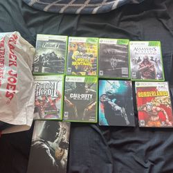 Xbox 360 Lot With Games And Console Controller