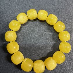 Beeswax Amber Bracelet 