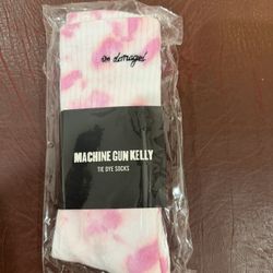 Machine Gun Kelly tie-dye socks
