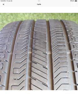 275 45R22 Continental Cross Contact RX 85% Tread 7/32 115W SKU 27593 Road Force Balancing