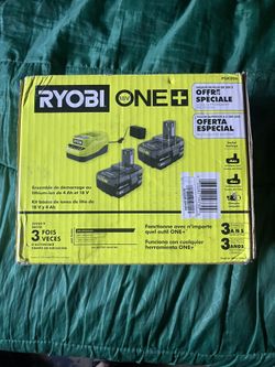 Ryobi 2 Battery Set & Charger. Brand New $150