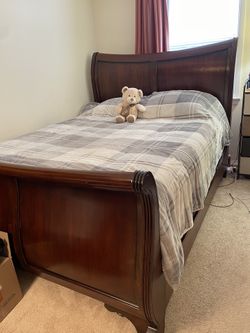 Cherry Wood Bed Frame