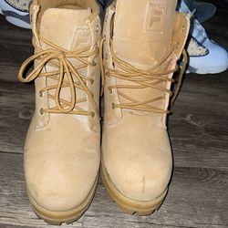 Fila Edgewater Size 12 Mens Brown Casual Dress Boots