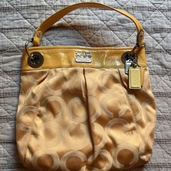 Coach Madison Op Art Signature C Hippie Crossbody Handbag