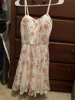 Lily Rose White Floral Dress