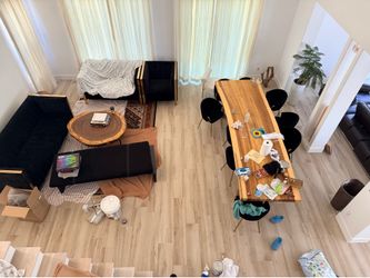 Beautiful black velvet sofa set + 10 black matching chairs