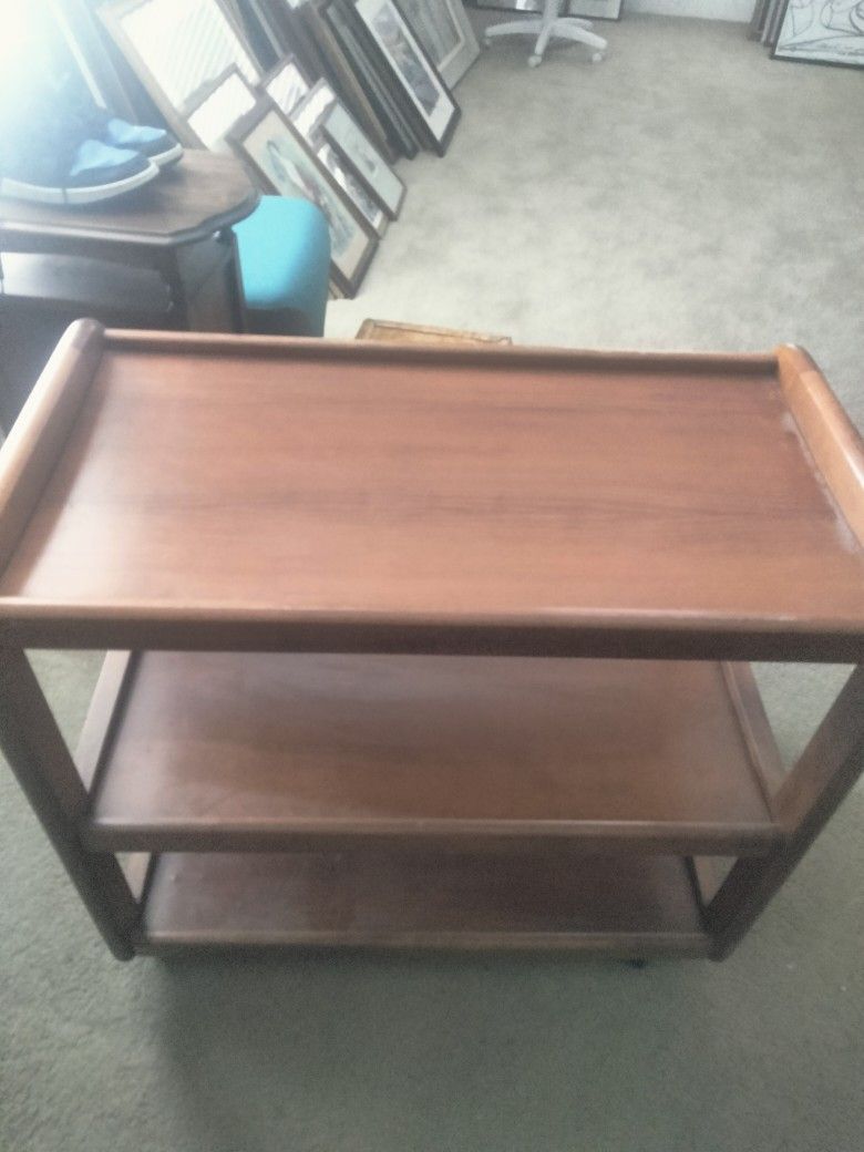 Mid Century Romanian Bar Cart