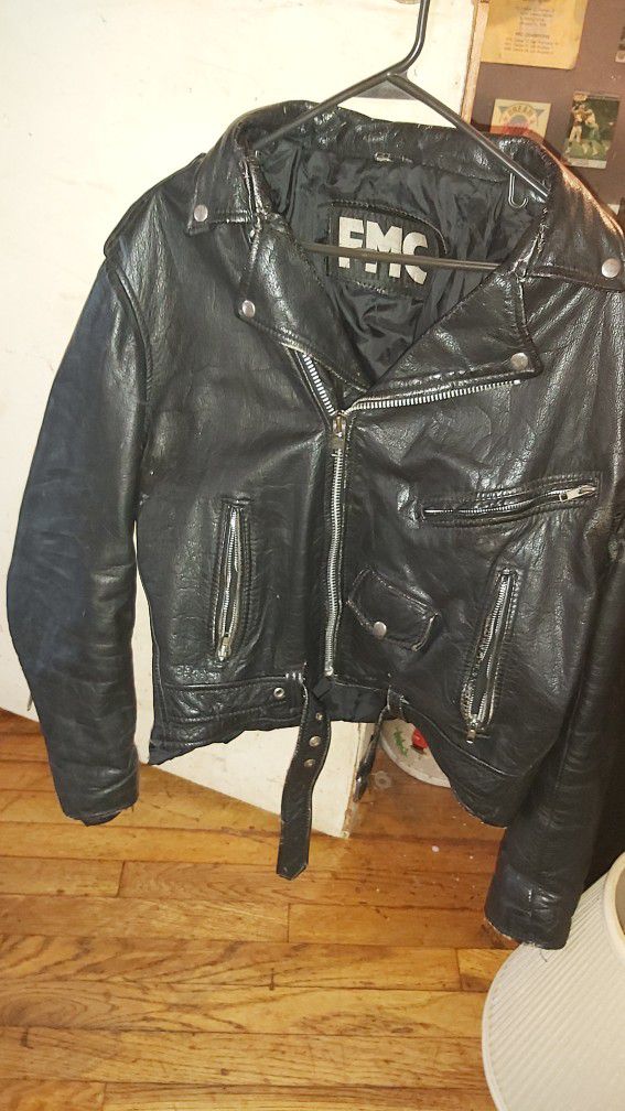 Fmc Leather Jacket In Good Shape 