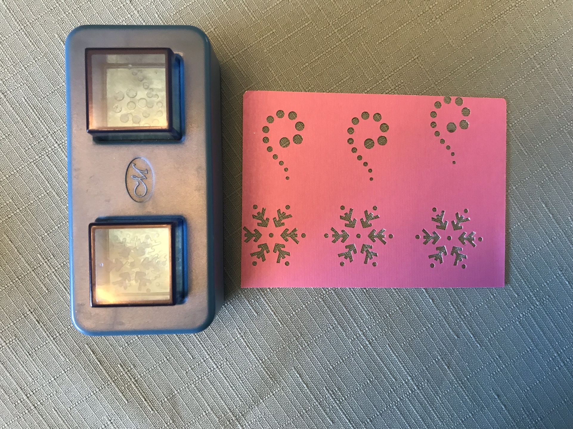 Creative Memories Snowflake And Swirl Paper Punch