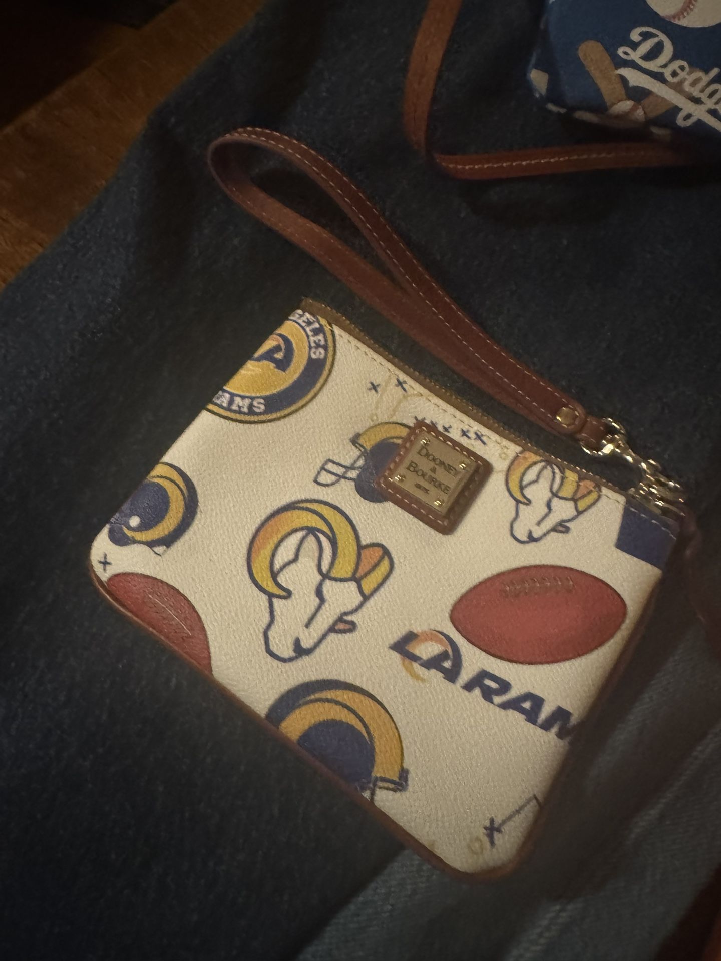 Rams Wristlet Dooney and Bourke New 