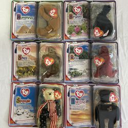 TY Teenie Beanie Babies Legends Lot Of 6 In Great Condition Very Collectible 